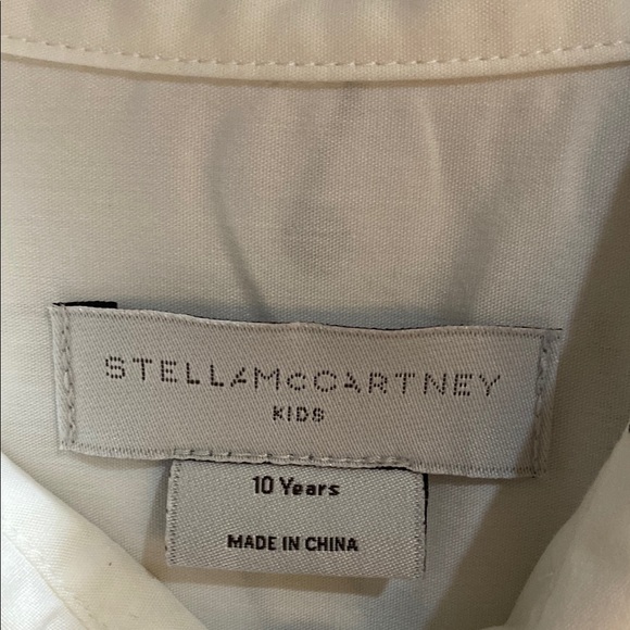 Stella McCartney Kids Piano Musical Note White Boys Dress Shirt size 10 - Picture 10 of 14